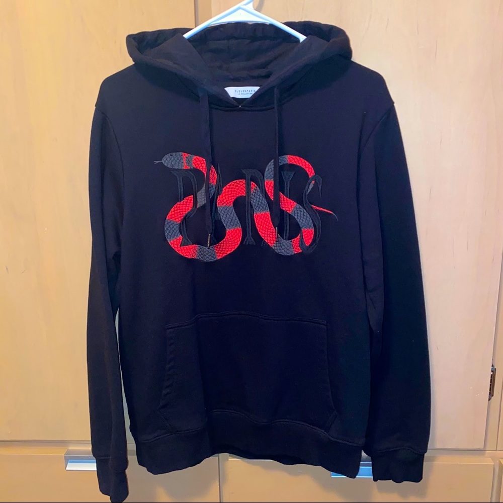 Eleven Paris Black Hoodie